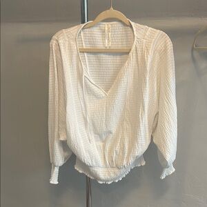 Elegant White Women's Top